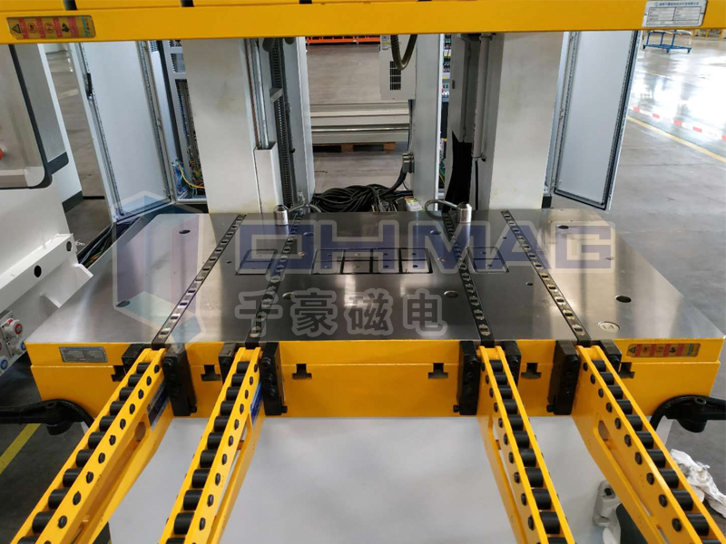 沖壓機快速換模系統的功能特點|千豪磁電