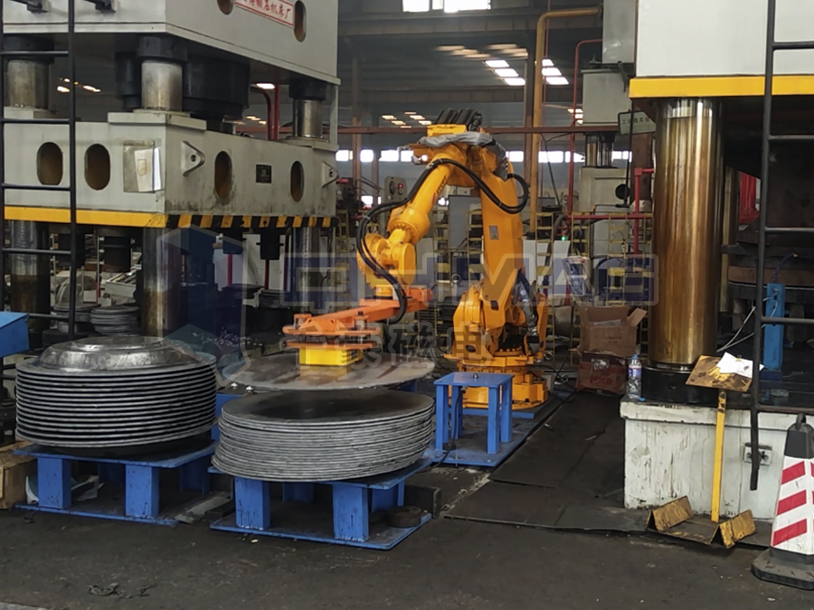 自動化機械手夾持電永磁鐵焊接工裝夾具