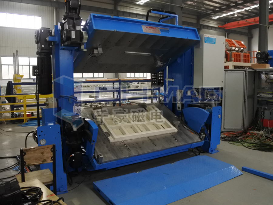 千豪磁電翻模機快速換模系統現場演示-視頻 千豪磁電翻模機快速換模系統現場演示-視頻