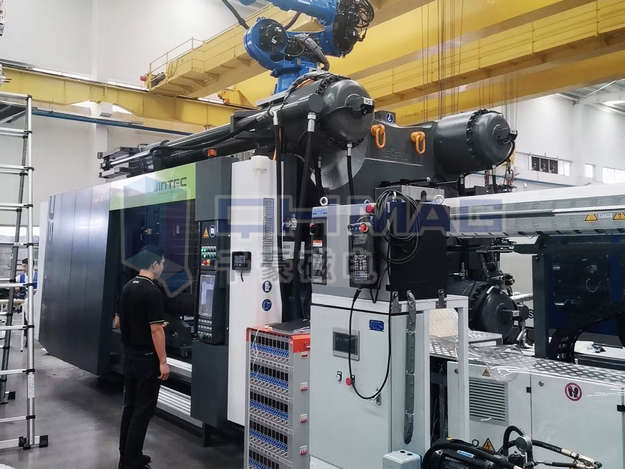 注塑機快速換模案例—客戶加購更大噸位注塑機磁力模板 注塑機快速換模案例—客戶加購更大噸位注塑機磁力模板