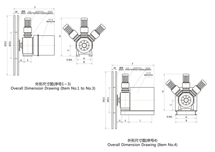 磁滯式電纜卷筒 磁滯式電纜卷筒