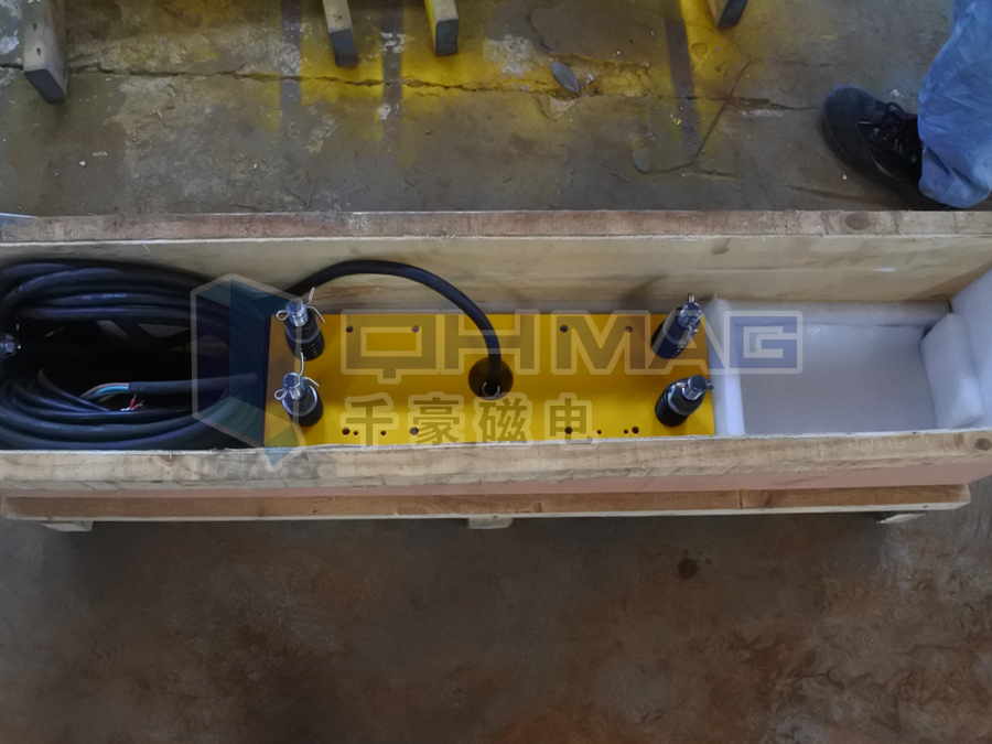 木質包裝箱中的電永磁鐵